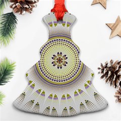 Mandala Fractal Decorative Christmas Tree Ornament (two Sides) by Celenk