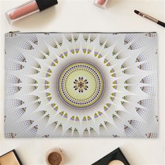 Mandala Fractal Decorative Cosmetic Bag (xxl)  by Celenk