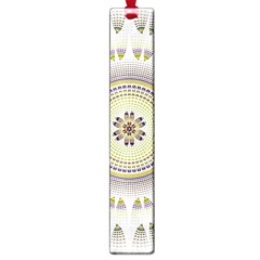 Mandala Fractal Decorative Large Book Marks by Celenk