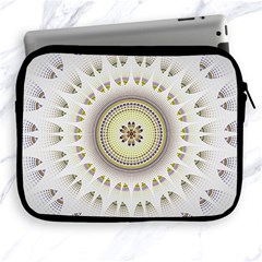 Mandala Fractal Decorative Apple Ipad 2/3/4 Zipper Cases by Celenk