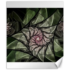 Fractal Flowers Floral Fractal Art Canvas 8  X 10  by Celenk