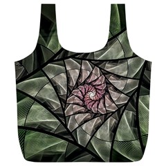 Fractal Flowers Floral Fractal Art Full Print Recycle Bags (l)  by Celenk