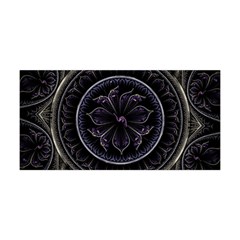 Fractal Abstract Purple Majesty Yoga Headband by Celenk