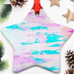 Background Art Abstract Watercolor Star Ornament (two Sides) by Celenk