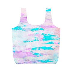 Background Art Abstract Watercolor Full Print Recycle Bags (m)  by Celenk