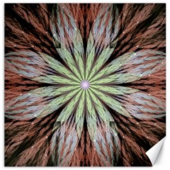 Fractal Floral Fantasy Flower Canvas 12  X 12   by Celenk