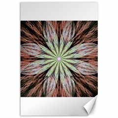 Fractal Floral Fantasy Flower Canvas 12  X 18   by Celenk