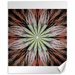 Fractal Floral Fantasy Flower Canvas 11  X 14   by Celenk