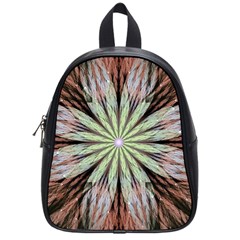 Fractal Floral Fantasy Flower School Bag (small) by Celenk