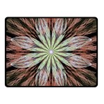 Fractal Floral Fantasy Flower Double Sided Fleece Blanket (Small)  45 x34  Blanket Front