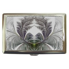 Fractal White Design Pattern Cigarette Money Cases