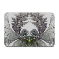 Fractal White Design Pattern Plate Mats