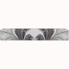 Fractal White Design Pattern Small Bar Mats