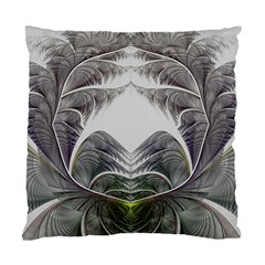 Fractal White Design Pattern Standard Cushion Case (Two Sides)