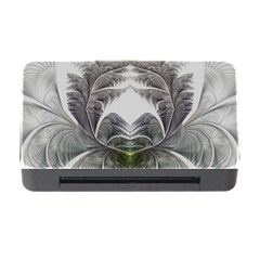 Fractal White Design Pattern Memory Card Reader with CF