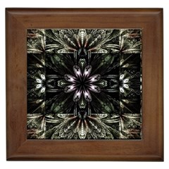 Fractal Design Pattern Texture Framed Tiles by Celenk