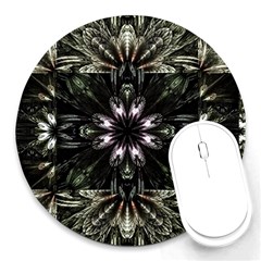 Fractal Design Pattern Texture Round Mousepads by Celenk