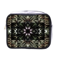 Fractal Design Pattern Texture Mini Toiletries Bags by Celenk