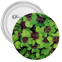 Luck Klee Lucky Clover Vierblattrig 3  Buttons by Celenk