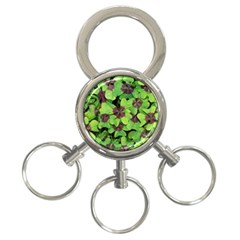 Luck Klee Lucky Clover Vierblattrig 3-ring Key Chains by Celenk