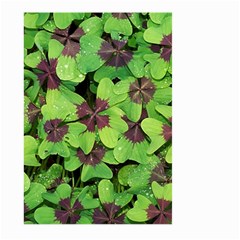 Luck Klee Lucky Clover Vierblattrig Large Garden Flag (two Sides) by Celenk