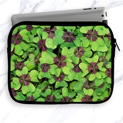 Luck Klee Lucky Clover Vierblattrig Apple Ipad 2/3/4 Zipper Cases by Celenk