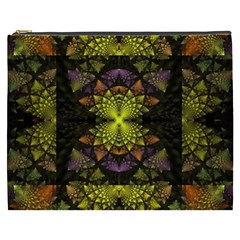 Fractal Multi Color Geometry Cosmetic Bag (xxxl)  by Celenk