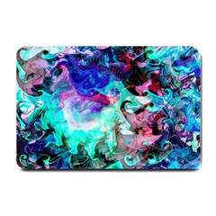 Background Art Abstract Watercolor Small Doormat  by Celenk