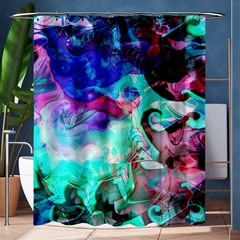 Background Art Abstract Watercolor Shower Curtain 60  X 72  (medium)  by Celenk