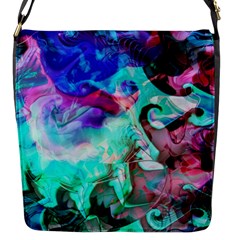 Background Art Abstract Watercolor Flap Messenger Bag (s) by Celenk