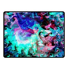 Background Art Abstract Watercolor Double Sided Fleece Blanket (small)  by Celenk