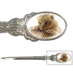 Lion Cub Close Cute Eyes Lookout Letter Openers by Celenk