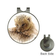 Lion Cub Close Cute Eyes Lookout Hat Clips With Golf Markers by Celenk