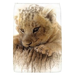 Lion Cub Close Cute Eyes Lookout Flap Covers (s)  by Celenk