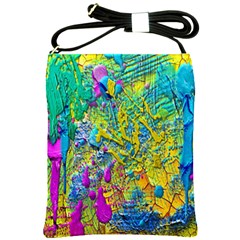 Background Art Abstract Watercolor Shoulder Sling Bags by Celenk