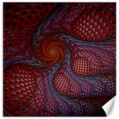 Fractal Red Fractal Art Digital Art Canvas 20  x 20  