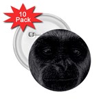 Gibbon Wildlife Indonesia Mammal 2.25  Buttons (10 pack)  Front