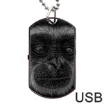 Gibbon Wildlife Indonesia Mammal Dog Tag USB Flash (Two Sides) Front