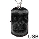 Gibbon Wildlife Indonesia Mammal Dog Tag USB Flash (Two Sides) Back