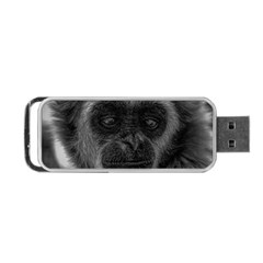 Gibbon Wildlife Indonesia Mammal Portable Usb Flash (one Side) by Celenk