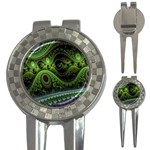 Fractal Green Gears Fantasy 3-in-1 Golf Divots Front