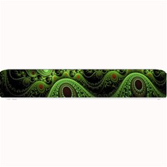 Fractal Green Gears Fantasy Small Bar Mats by Celenk