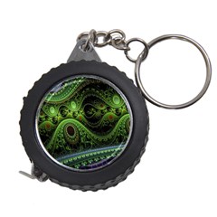 Fractal Green Gears Fantasy Measuring Tape by Celenk