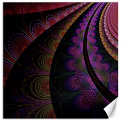 Fractal Colorful Pattern Spiral Canvas 12  X 12   by Celenk