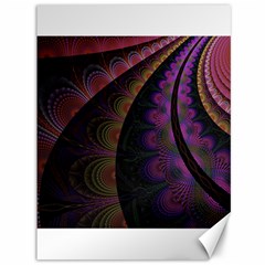 Fractal Colorful Pattern Spiral Canvas 36  X 48   by Celenk