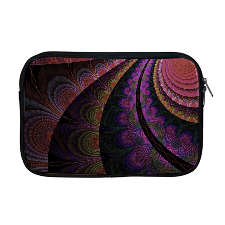 Fractal Colorful Pattern Spiral Apple MacBook Pro 17  Zipper Case