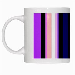 Abstract Background Pattern Textile 3 White Mugs