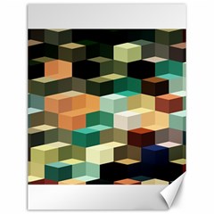 Art Design Color Pattern Creative 3d Canvas 12  X 16   by Celenk