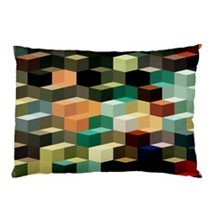 Art Design Color Pattern Creative 3d Pillow Case by Celenk