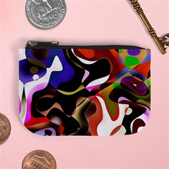 Abstract Background Design Art Mini Coin Purses by Celenk